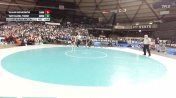 Boys 4A 113 lbs 1st Place Match - Nathaniel Trieu, Kennedy Catholic vs Elijah Governor, Camas