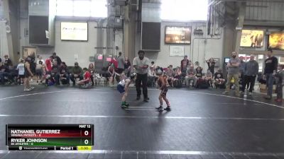 48 lbs Round 1 (6 Team) - Nathaniel Gutierrez, Virginia Patriots vs Ryker Johnson, 84 Athletes