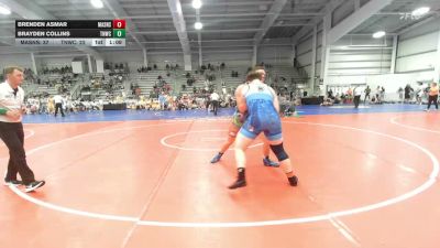 220 lbs Round Of 32 - Brenden Asmar, Mat Assassins - HSB vs Brayden Collins, TNWC Big Macs - HSB