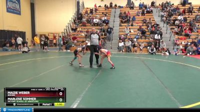 60 lbs Round 4 - Maizie Weber, Rocori vs Marlene Sommer, Victory School Of Wrestling