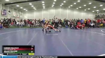 130 lbs Round 5 (6 Team) - Carsen Malcolm, Nebraska Silver vs Bruno Pallone, Montana Silver