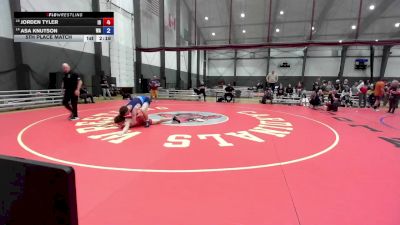 Junior Boys FS - 190 lbs 5th Place Match - Jorden Tyler, ID vs Asa Knutson, WA