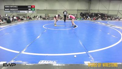 110 lbs Semifinal - Kirra Mitchell, Storm 7-12 vs Mary Prescott, Girls With Grit 7-12