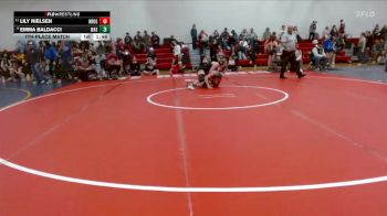 120 lbs 7th Place Match - Lily Nielsen, North Ridge vs Emma Baldacci, Wasatch