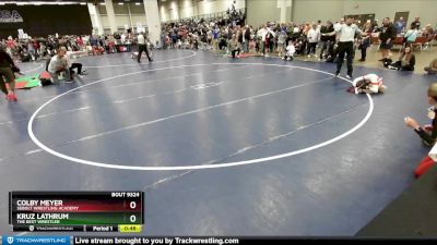 49 lbs Semifinal - Kruz Lathrum, The Best Wrestler vs Colby Meyer, Sebolt Wrestling Academy