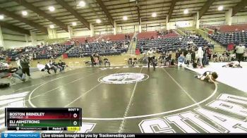 67 lbs Quarters & Wb (16 Team) - Boston Brindley, Utah Gold vs Eli Armstrong, Idaho 2