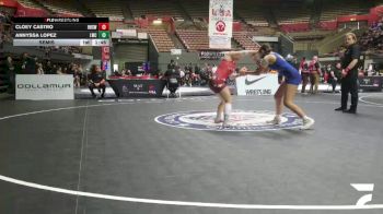 Semis - Cloey Castro, Redwood High School Wrestling vs Annyssa Lopez, Legacy Wrestling Center