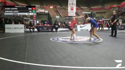 Semis - Cloey Castro, Redwood High School Wrestling vs Annyssa Lopez, Legacy Wrestling Center