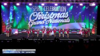 Woodlands Elite - OR - Aviators [2025 L1 Mini - Medium] 2025 Spirit Celebration Christmas Grand Nationals
