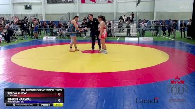 69kg Cons. Semi - Tehya Chew, Coast WA vs Simrin Narwal, Independent WC