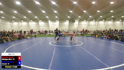130 lbs Kassie Sapp, Michigan Blue vs Kylee Adkins, Hawaii