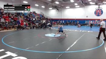 133 lbs Finals (2 Team) - Aidan Carone, Mount Union vs Reid Prenger, Mount St. Joseph