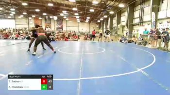 195 lbs Rr Rnd 1 - Bryce Gadson, Combat Athletics Black vs Keegan Crenshaw, Grain House Wrestling Club