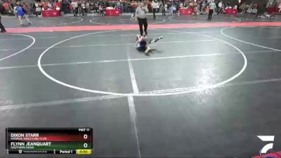 57 lbs Cons. Round 4 - Flynn Jeanquart, Southern Door vs Dixon Starr, Monroe Wrestling Club