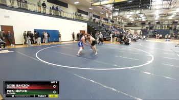 285 lbs Quarterfinal - Micah Butler, Hayward vs Aiden Isaacson, Mondovi/Eleva-Strum