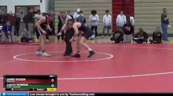 170 lbs Semifinal - James Dozier, Roncalli vs Cadyn McBride, Perry Meridian