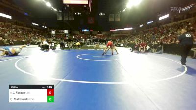 150 lbs Round Of 32 - Jack Farage, Liberty (NC) vs Quintin Maldonado, Stagg