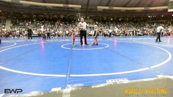 70 lbs Consi Of 32 #2 - Taetem Kunze, Salem Elite Mat Club vs Ahmar Ovalle, Adams City
