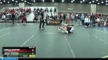 116 lbs Placement Matches (16 Team) - Ashley Gooman, University Of Providence vs Camille Fournier, Texas Wesleyan