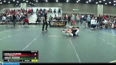 116 lbs Placement Matches (16 Team) - Ashley Gooman, University Of Providence vs Camille Fournier, Texas Wesleyan