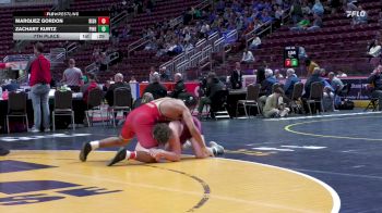 215 lbs 7th Place - Marquez Gordon, Bishop McCort vs Zachary Kurtz, Pine Grove Area