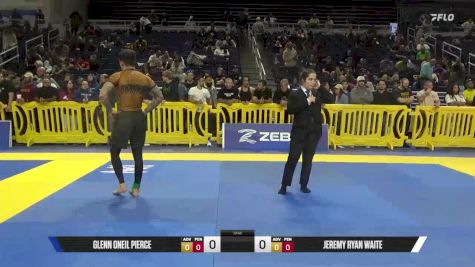Jeremy Ryan Waite vs Glenn Oneil Pierce 2025 Pan IBJJF Jiu-Jitsu No-Gi Championship