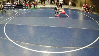62 lbs Cons. Sub-rd Of 16 - Jack Christensen, Delta Wrestling Club vs Daxen Frazier, Shootbox