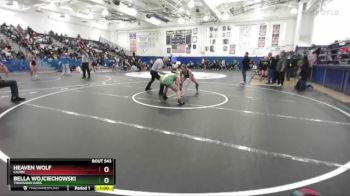 140 lbs Cons. Round 5 - HEAVEN WOLF, Cajon vs Bella Wojciechowski, Thousand Oaks