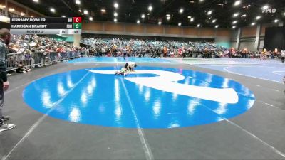 35-38 lbs Round 3 - Harrigan Brandt, Fallon Outlaws WC vs Jerramy Bowler, Bowlers Wrestling