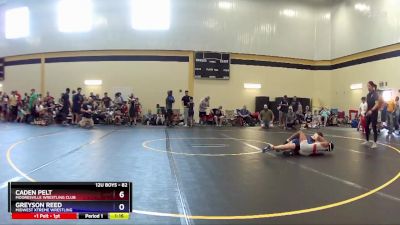 82 lbs Champ. Round 1 - Caden Pelt, Mooresville Wrestling Club vs Greyson Reed, Midwest Xtreme Wrestling