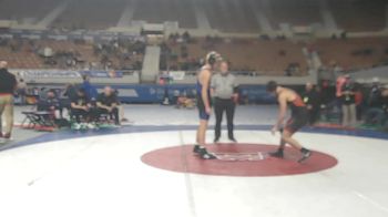 140-D4 Champ. Round 1 - Merrik Williams, Morenci High School vs Warner Dobson, Valley Christian High School