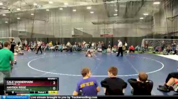 100 lbs Round 1 (4 Team) - Hayden Risse, South Dakota Blizzard vs Cale Vandermark, Iowa Blue