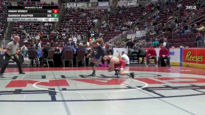 152 lbs First Round - Jonah Erdely, Frazier vs Dawson Shaffer, Berlin Brothersvalley