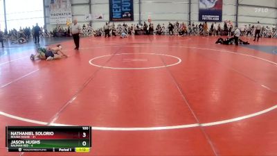 100 lbs Rd# 9- 2:15pm Saturday Final Pool - Jason Hughs, Nauman Red vs Nathaniel Solorio, Rough House