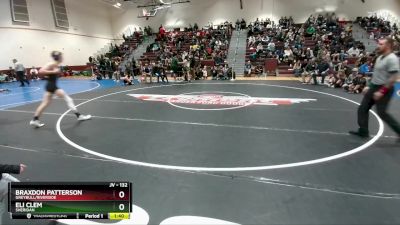 132 lbs Cons. Round 4 - Eli Clem, Sheridan vs Braxdon Patterson, Greybull/Riverside