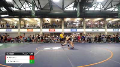 134-146 lbs Quarterfinal - Allison Garbacz, ISI vs Kiana Mayne, No Team