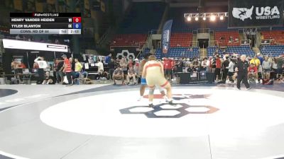 285 lbs Cons. Rd Of 64 - Henry Vander Heiden, WI vs Tyler Blanton, OK