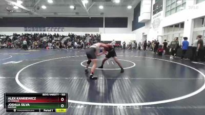 165 lbs Champ. Round 1 - Joshua Silva, Mayfair vs Alex Kankiewicz, La Canada