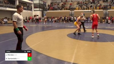 141 lbs Semifinal - Jesse Mendez, Ohio State vs Anthony Santaniello, Pittsburgh