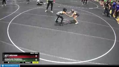 72 lbs Round 2 - Donovan Randall, Lexington Youth Wrestling Club vs Jett Heilman, C2x