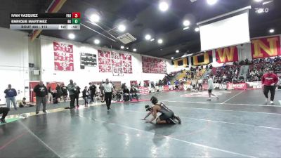113 lbs Cons. Round 3 - Ivan Vazquez, Paramount vs Enrique Martinez, Bell Gardens