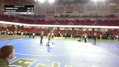 120 lbs Champ. Round 1 - Brennen Gray, Ridgevue vs Ryan Reyes, Rocky Mountain