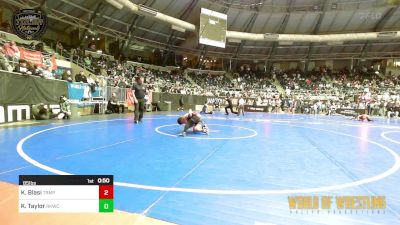 85 lbs Consolation - Kodiak Blasi, Triumph Wrestling Club vs Karter Taylor, Rising Kingz