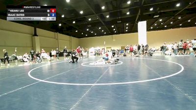 144 lbs Cons. Round 3 - Keanu Lee, SD vs Isaac Bates, IA