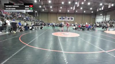 285 lbs Semifinal - Kyler Kuhn, St. Pius X (Kansas City) vs Brysen Wessell, Jackson