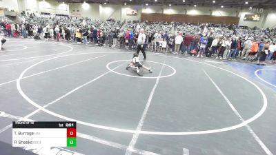 49 lbs Round Of 16 - Tilton Burrage, USA Gold vs Preston Sheeks, Gold Rush Wrestling