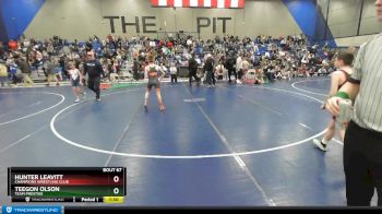 88 lbs Champ. Round 1 - Hunter Leavitt, Champions Wrestling Club vs Teegon Olson, Team Prestige