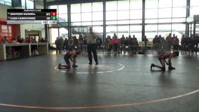 115 lbs Quarterfinal - Grayson Waddell, McDominate Training Center vs Cash Carrothers, Lynx Wrestling Club