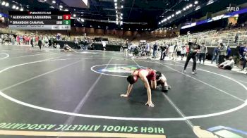 113 lbs Champ. Round 3 - Alexander LaGuardia, Miami Southridge Hs vs Brandon Canaval, Southwest Miami