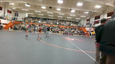 73-79 lbs Round 3 - Lily Lennon, Powell Middle School vs Addalynn Miller, Worland Middle School